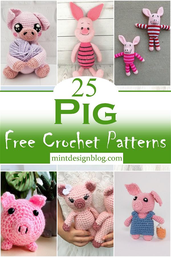 Free Crochet Pig Patterns 2