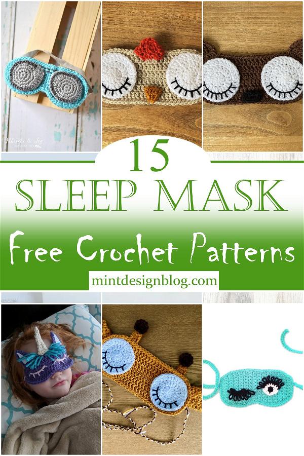 Free Crochet Sleep Mask Patterns 1