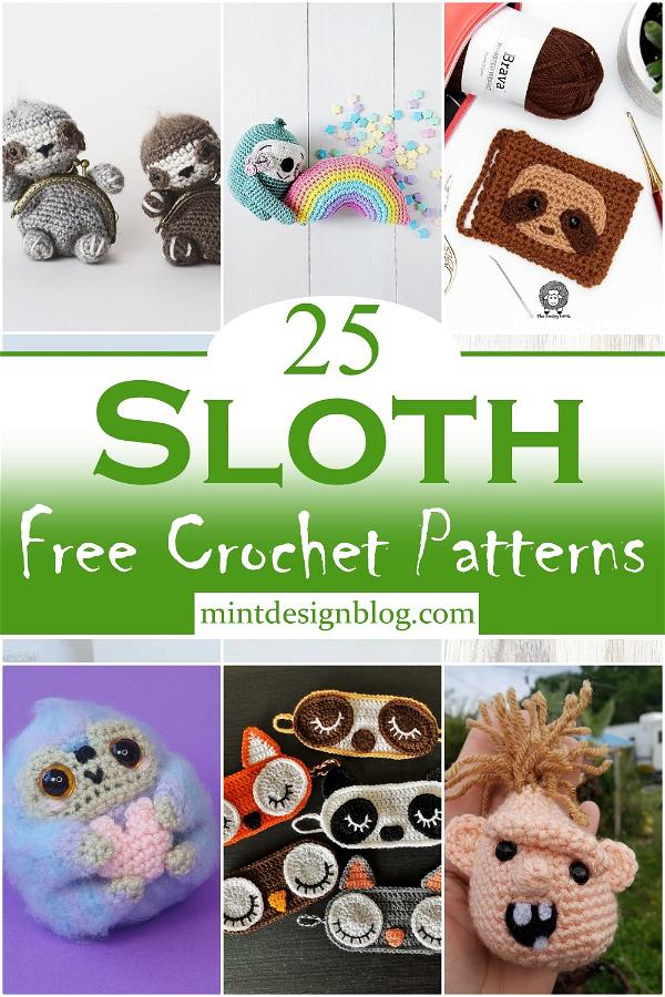 Free Crochet Sloth Patterns 1