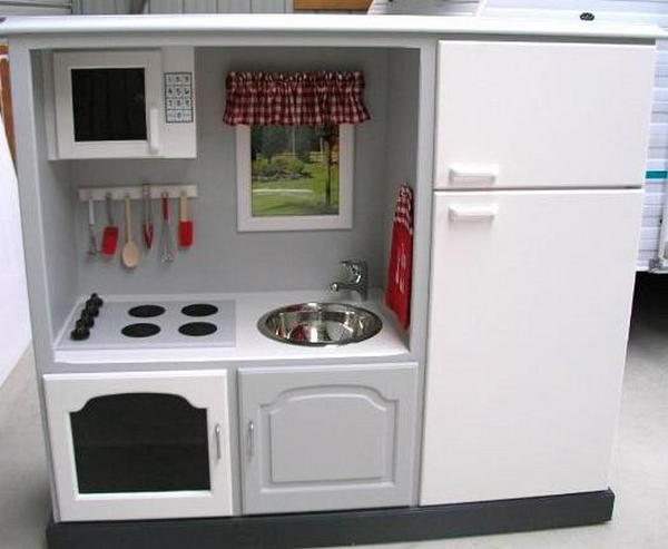 Handmade Play Kitchen Idea