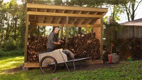 How To Build A Firewood Shack