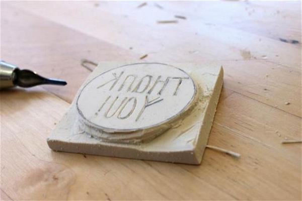 How To Carve A DIY Rubber Stamp