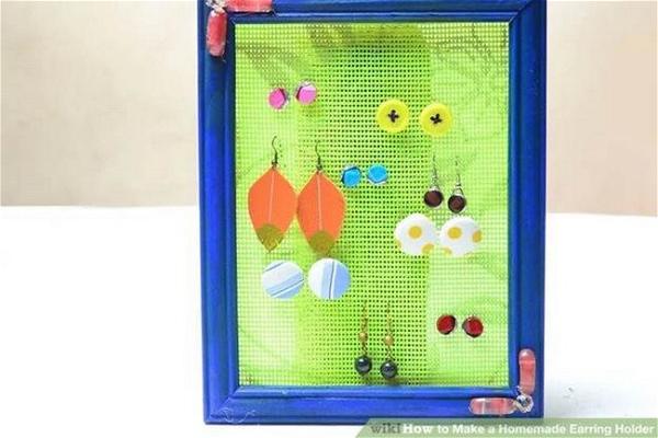 How To Make A Homemade Earring Holder