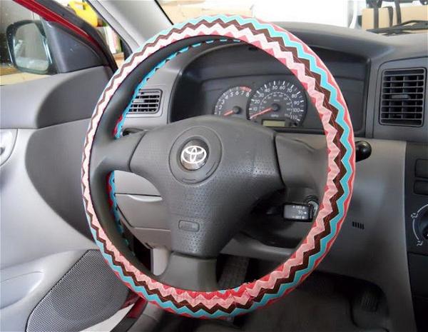 How To Make A Steering Wheel Cover