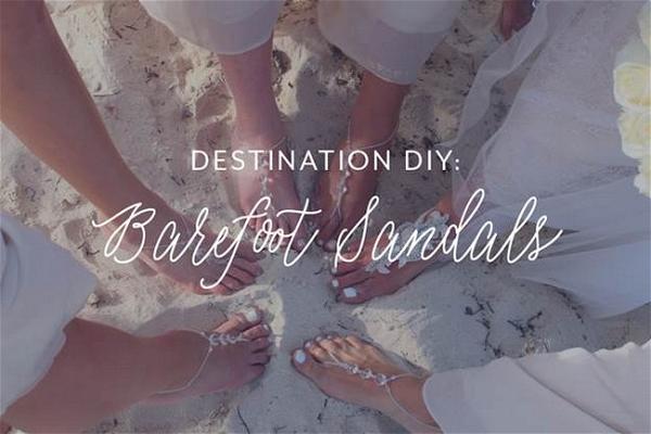 How To Make Barefoot Sandals For Wedding