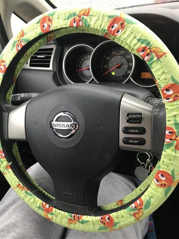 How To Sew A Steering Cover With Fabric