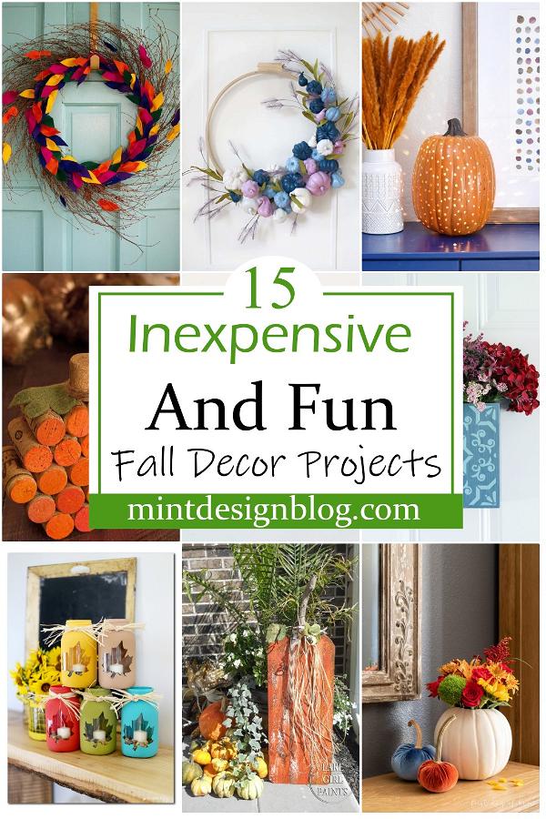 Inexpensive And Fun Fall Decor Projects 1