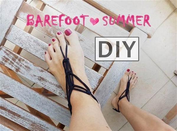 Macrame Barefoot Sandals