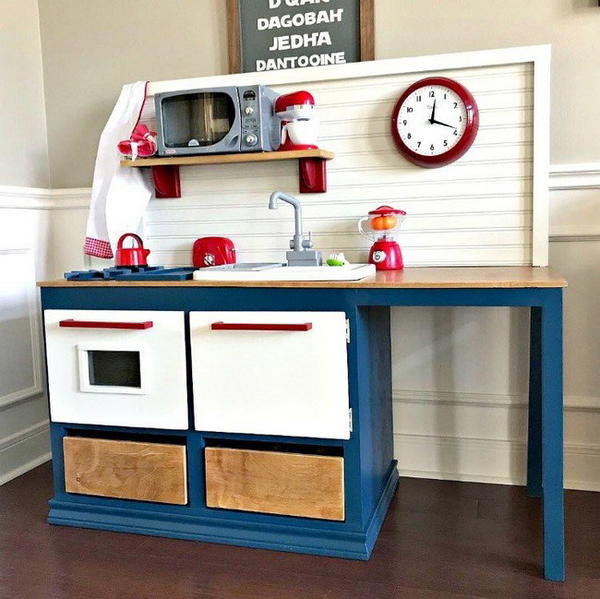 Play Kitchen DIY Woodworking Plan