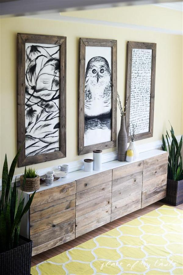 Reclaimed Wood Sideboard DIY