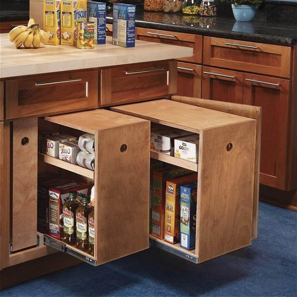 Roll-out Style Kitchen Cabinet Idea