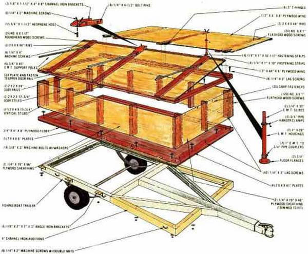 Self-Made Camping Trailer