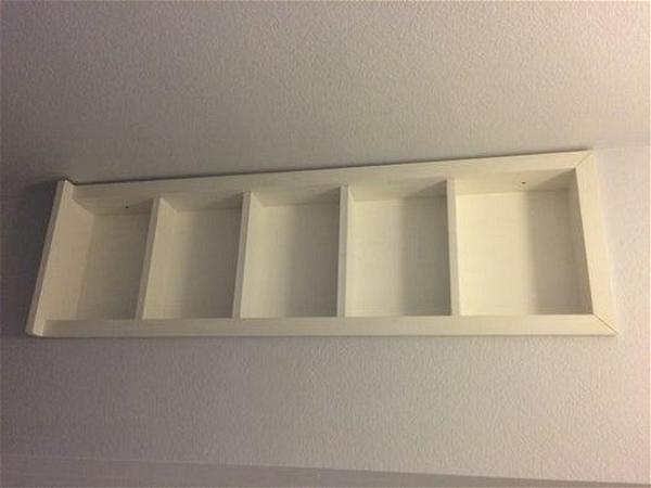 Simple DIY Built In Shelves