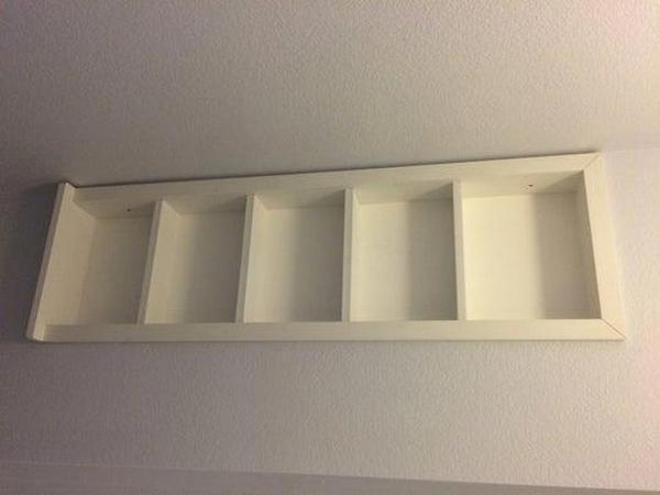 Simple DIY Built In Shelves