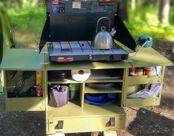 Simple DIY Camp Kitchen