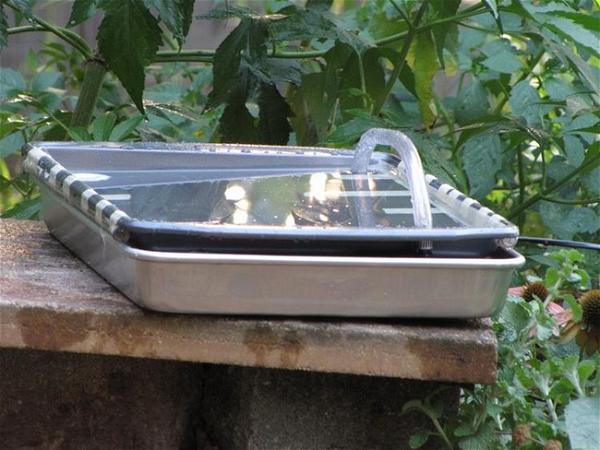 Solar Powered Hummingbird Bath