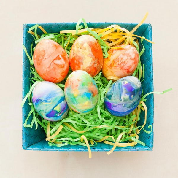 Tie-Dye Easter Eggs