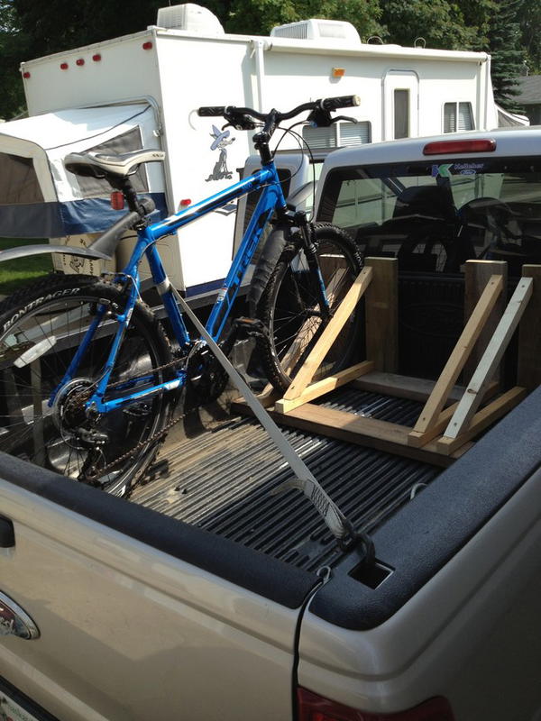 Wood Bike Rack