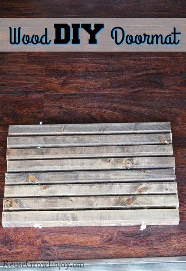 Wood DIY Doormat