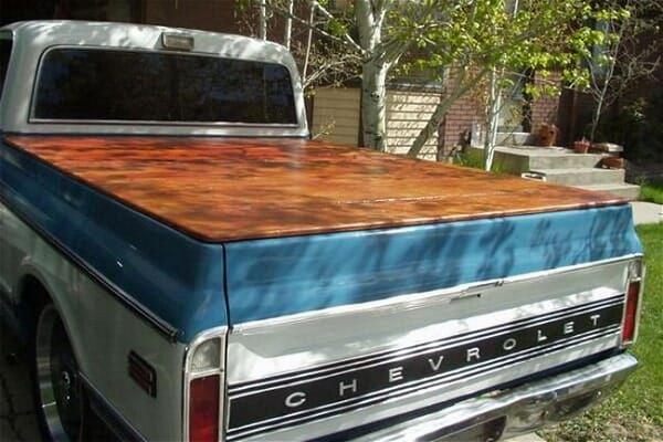 Wooden Truck Bed Tonneau Cover