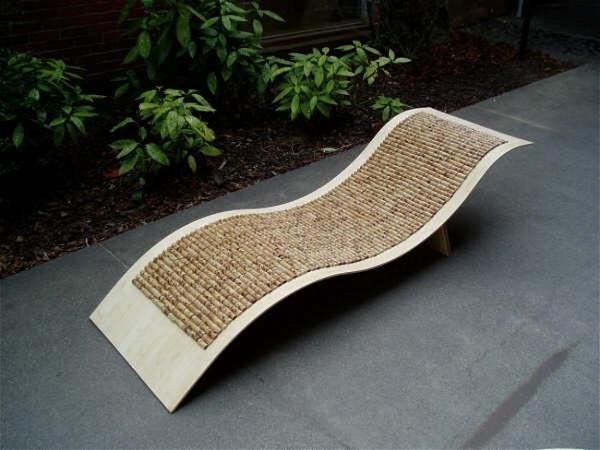 Bamboo Chaise Lounge Chair