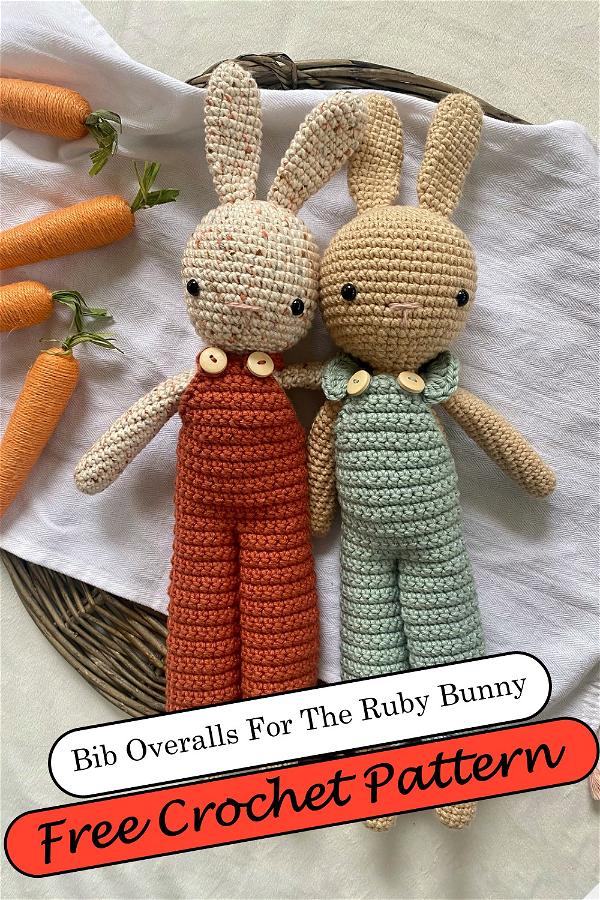 Bib Overalls For The Ruby Bunny