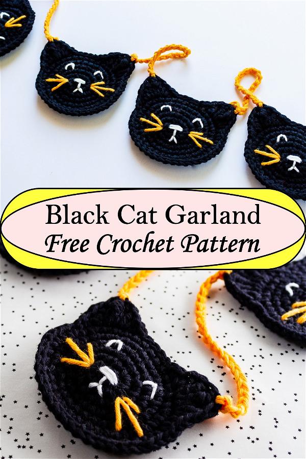 Black Cat Garland