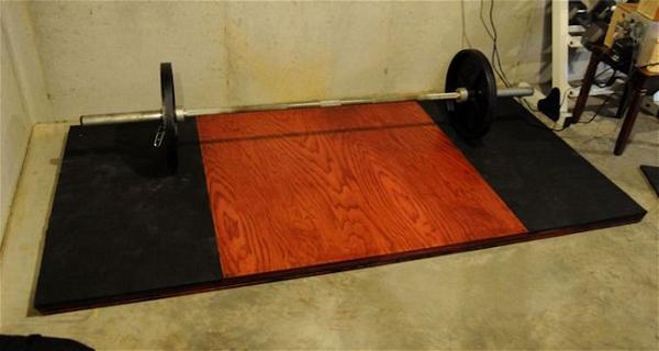 Cheap Homemade Deadlifting Platform