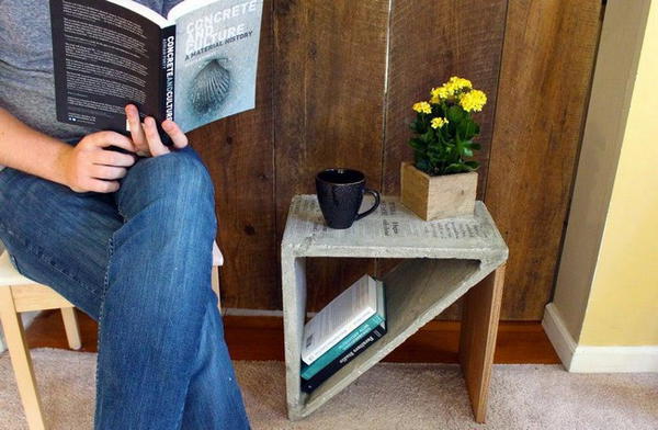 Concrete End Table DIY