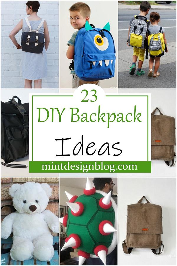 DIY Backpack Ideas 1