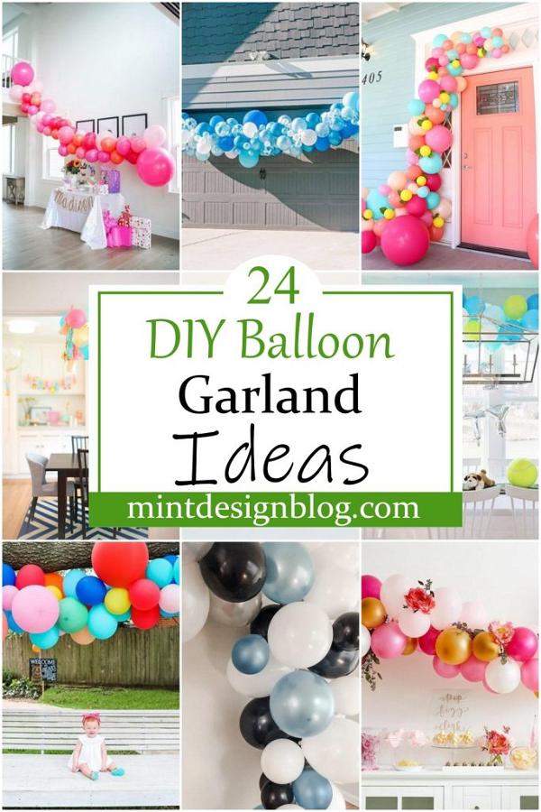 24 DIY Balloon Garland Ideas - Mint Design Blog