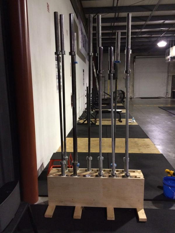 DIY Barbell Holder For $50