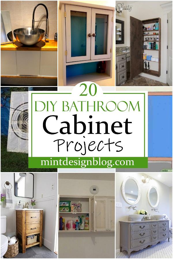 DIY Bathroom Cabinet Projects 2