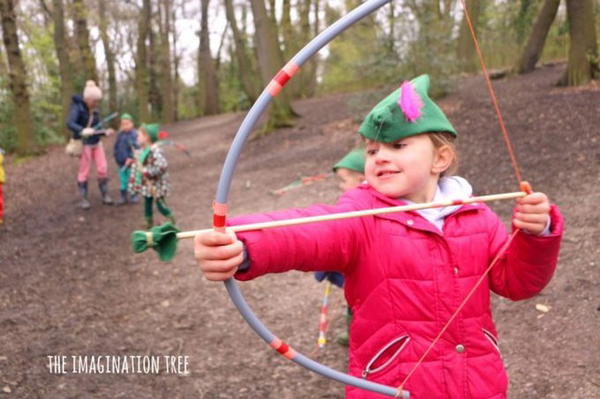 DIY Bow And Arrow For Kids