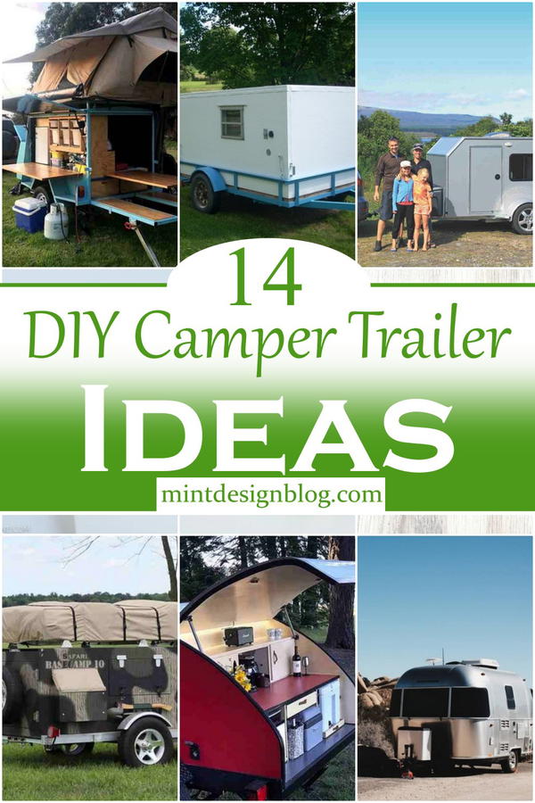 14 DIY Camper Trailer Ideas - Mint Design Blog