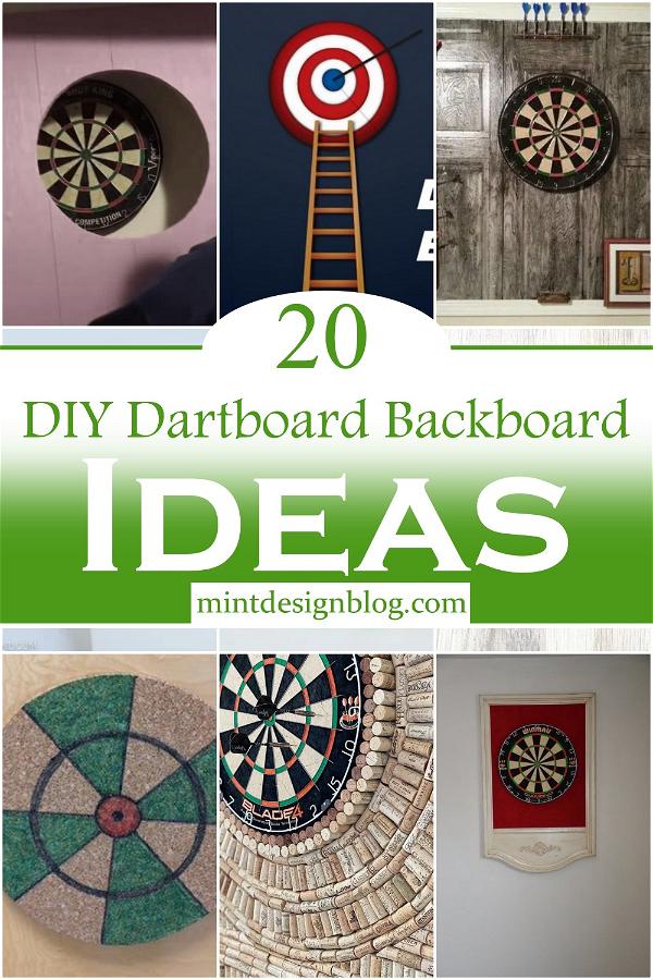 DIY Dartboard Backboard Ideas 1