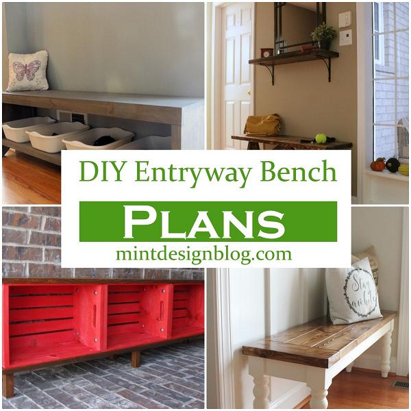 DIY Entryway Bench Plans
