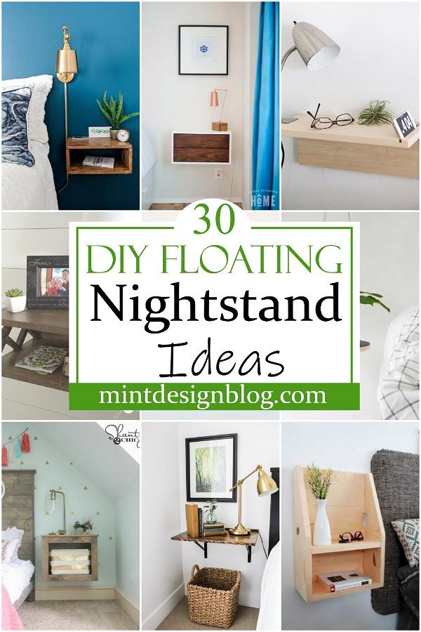 DIY Floating Nightstand Ideas 2
