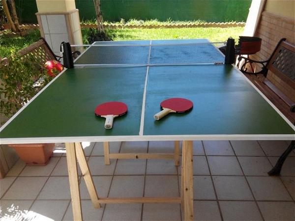 DIY Folding Ping Pong Table