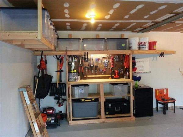 DIY Garage Workbench 2