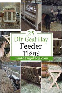 25 DIY Goat Hay Feeder Plans - Mint Design Blog