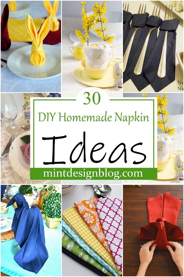 DIY Homemade Napkin Ideas 1