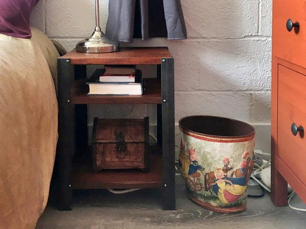 DIY Industrial End Tables