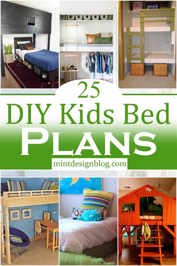 DIY Kids Bed Plans 1