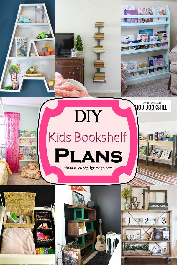 DIY Kids Bookshelf Plans