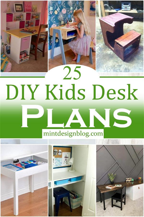 DIY Kids Desk Plans 1