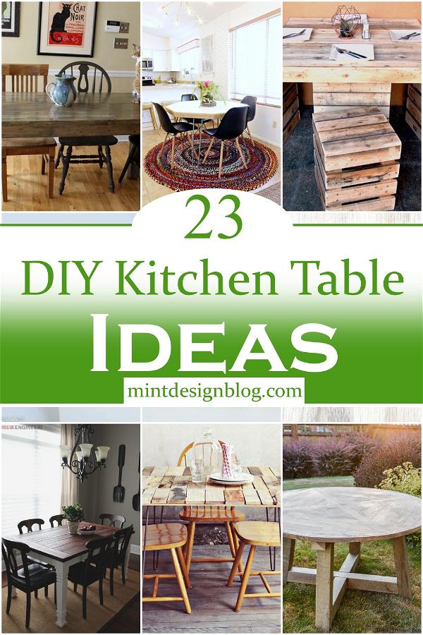 DIY Kitchen Table Ideas 1