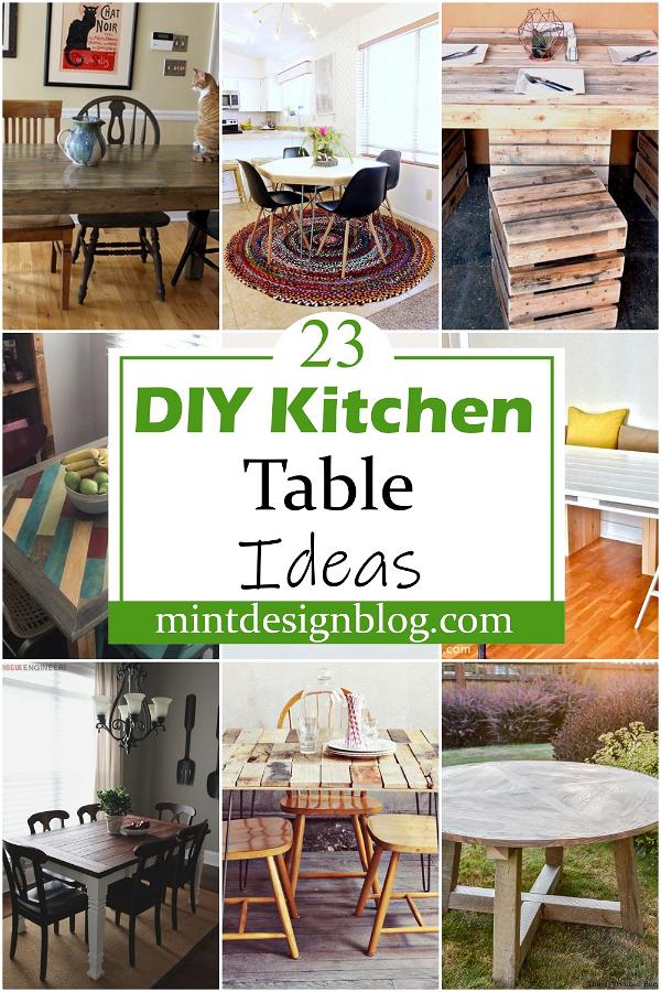 23 DIY Kitchen Table Ideas Mint Design Blog