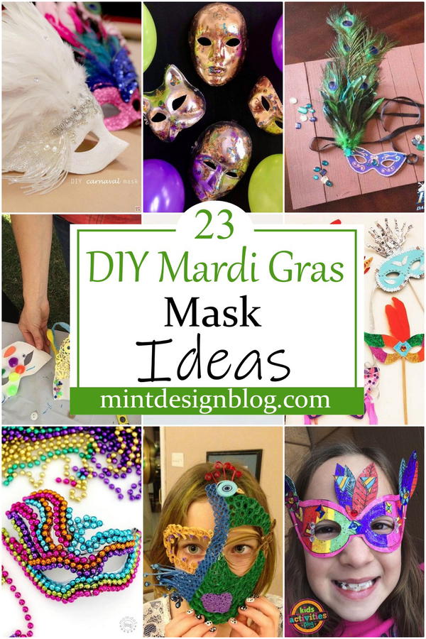 DIY Mardi Gras Mask Ideas 1