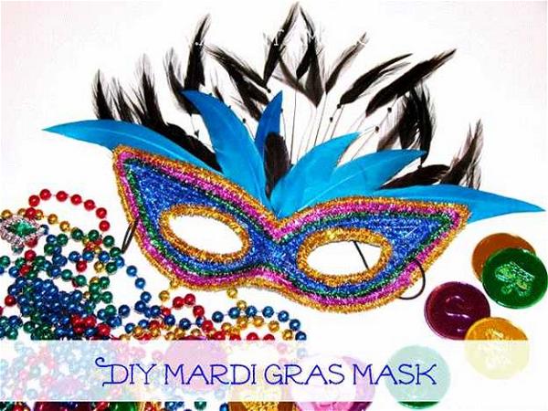DIY Mardi Gras Mask